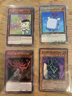 Yu-Gi-Oh! 4 Card Package - Platinum Secret Rare - Image 1