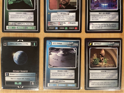 Star Trek CCG: First Edition Black Border Premiere - Nine Card Rare Lot - Image 4
