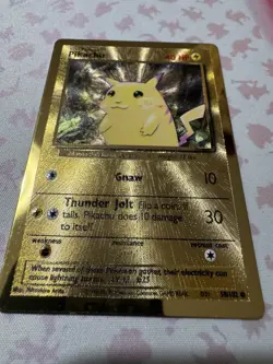Pikachu - (Celebrations Metal Card) 058/102 Miscellaneous Cards & Products Holo - Image 1