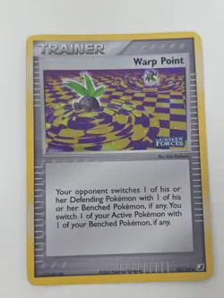 2005 Pokemon Warp Point Holo Trainer Card 93/115 EX Unseen Forces - Image 1