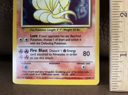 1999 POKEMON Ninetales Holographic Card #38 ~ 12/102 Base Set ~ Vintage - Image 3