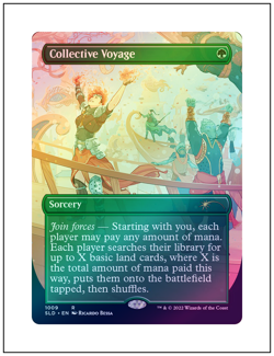 1x Collective Voyage, Secret Lair Foil, Magic the Gathering MTG NM - Image 1