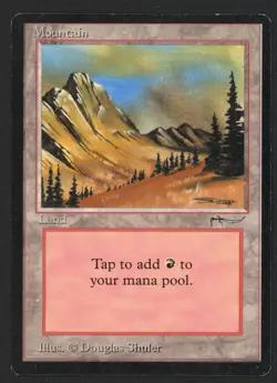 ***Mountain*** MTG Arabian Nights Magic Kid Icarus - Image 1
