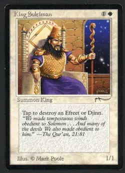 ***King Suleiman*** MTG Arabian Nights Magic Kid Icarus - Image 1