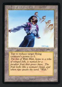 ***Island of Wak-Wak*** MTG Arabian Nights Magic Kid Icarus - Image 1