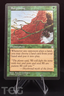 Burgeoning: 1998 Magic the Gathering - Stronghold Regular - Image 1