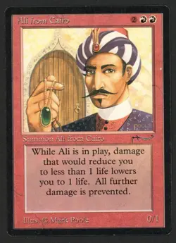 ***Ali from Cairo*** MTG Arabian Nights Magic Kid Icarus - Image 1