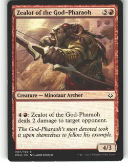 Zealot of the God-Pharaoh - Hour of Devastation - MTG - Common - #207 - NM - Image 1