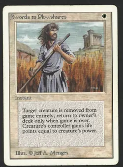 ***Unlimited Swords to Plowshares*** MTG Unlimited Magic Kid Icarus - Image 1