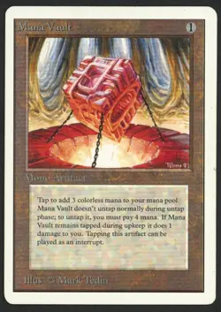 ***Unlimited Mana Vault (Edge Ding & Indent)*** MTG Unlimited Magic Kid Icarus - Image 1