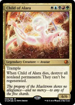 MTG Child of Alara - Foil, From the Vault: Annihilation, Moderately Played, Engl - Image 1