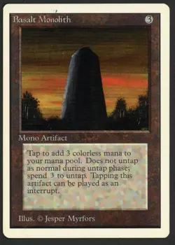***Unlimited Basalt Monolith*** MTG Unlimited Magic Kid Icarus - Image 1
