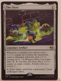 Magic the Gathering MTG - Turtles TMNT The Ooze Rare Artifact #177 - Image 1