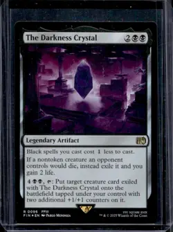 2025 Magic MTG Final Fantasy Darkness Crystal Foil Rare #0096 - Image 1