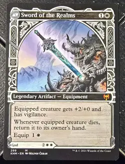 Halvar, God of Battle (Showcase) #299 (NM) Kaldheim KHM Magic MTG - Image 2