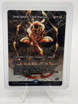 MTG Iron Spider Civil Warrior 0039 Non-Foil (Borderless) Marvel Eternal - NM-M - Image 1