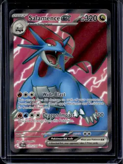 2025 Pokemon Journey Together Salamence ex #177/159 - Image 1