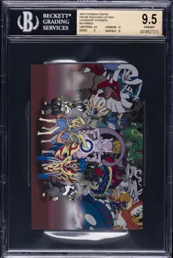 2020 POKEMON CENTER ONLINE POSTCARD LOTTERY NOVEMBER LEGENDARY POKEMON BGS 9.5 - Image 1