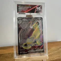 Team Rocket's Persian EX 219/182 SR Destined Rivals - English Ace 10 Pokemon - Image 1