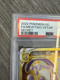 Pokemon TCG Mewtwo VSTAR Pokemon GO 086/078 Holo Secret Rare - PSA 9 *MINT* - Image 3