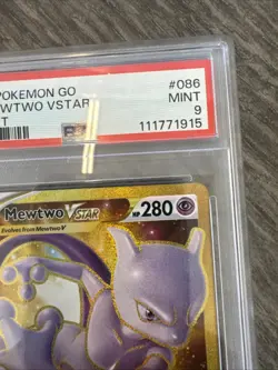 Pokemon TCG Mewtwo VSTAR Pokemon GO 086/078 Holo Secret Rare - PSA 9 *MINT* - Image 4