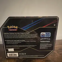 Pokemon Crown Zenith Galarian Zapdos Booster Tin Standard Size Metal - Image 3