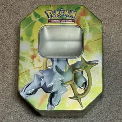2009 Pokemon TCG Diamond & Pearl, Platinum ARCEUS Collectors Tin - EMPTY - Image 1