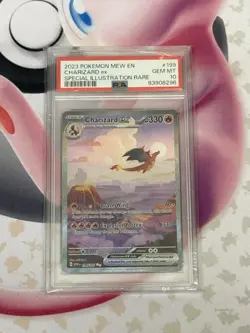 Charizard EX 199/165 PSA 10 Special Illustration Rare Holo Pokemon 151 English - Image 3