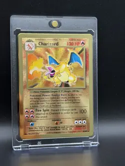 Pokemon Charizard Celebrations Ultra-Premium Collection Gold Metal Promo #4 - Image 1