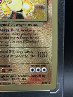 Pokemon Charizard Celebrations Ultra-Premium Collection Gold Metal Promo #4 - Image 3