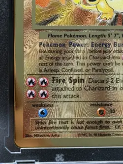 Pokemon Charizard Celebrations Ultra-Premium Collection Gold Metal Promo #4 - Image 4