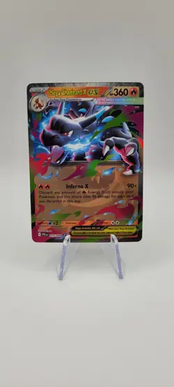 Pokemon TCG: Mega Charizard X Ex 13/94 Double Rare - Phantasmal Flames - NM - Image 1