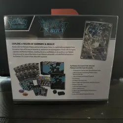 Pokemon Center Black Bolt Elite Trainer Box ETB Exclusive Scarlet Violet SEALED - Image 2