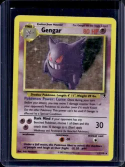 2002 Pokemon Legendary Collection Gengar Holo #11/110 - Image 1