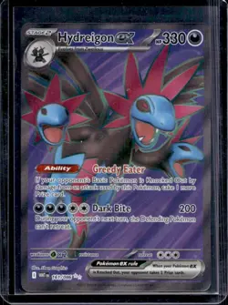 2025 Pokemon White Flare Hydreigon ex Ultra Rare #161/086 - Image 1