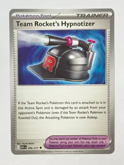 Pokemon TCG Team Rocket's Hypnotizer 206/217 Regular Uncommon ME Ascended Heroes - Image 1