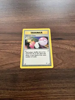 Sabrina's Gaze 125/132 Gym Heroes Regular Vintage Common Pokemon NM - Image 2