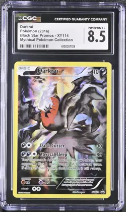 Pokemon Darkrai (Full Art) XY114 Promo Mythical Pokemon Collection - CGC 8.5 - Image 1