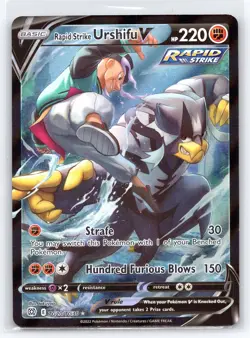 Pokemon NM Holo Rapid Strike Urshifu V TG20/TG30 Ultra Rare SWSH09: Brilliant St - Image 1