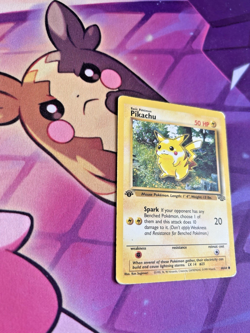 Pikachu - 60/64 [Jungle] Pokemon TCG - 1ST EDITION - vintage - HP - Image 2