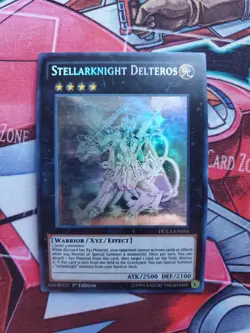 Yu-Gi-Oh! Stellarknight Delteros DUEA-EN053 1st Edition Ghost Rare NM - Image 1