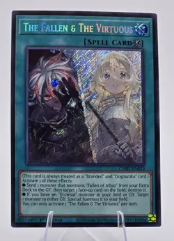 The Fallen & The Virtuous - CH01-EN019 (Secret Rare) - 1st Ed - NM - YU-GI-OH! - Image 1