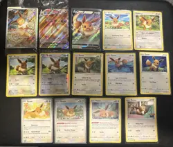 Eevee Pokemon Card Lot With Sealed Promos - Image 1