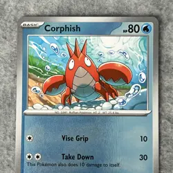 Corphish Reverse Holo 033 Pokemon Card Common ME01: Mega Evolution NM - Image 4