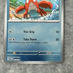 Corphish Reverse Holo 033 Pokemon Card Common ME01: Mega Evolution NM - Image 5