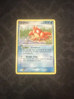 Pokemon EX Deoxys 57/107 Common Card - Corphish - Image 1