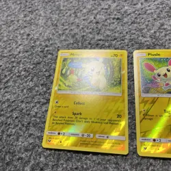 Pokemon Minun Plusle Lot Reverse Holo Shining Legends 33/74 34/74 Card TCG - Image 5