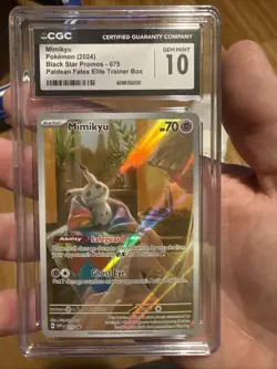 Mimikyu 075 Sv: Scarlet & Violet Promo Cards CGC 10 - Image 2