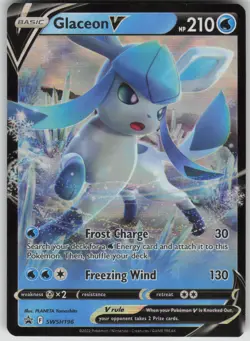 Pokemon TCG Glaceon V Promo SWSH: Sword & Shield Promo Cards SWSH196 - Image 1