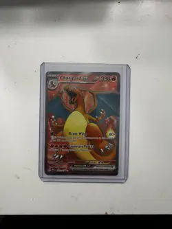 Pokemon TCG Charizard EX Holo Ultra Rare Card 183/165 Scarlet & Violet 151 - Image 1